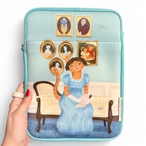 Barnes & Noble Teal Cat Portrait Book Bag